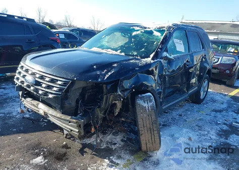 2016 Ford Explorer Xlt z USA, uszkodzony, nr VIN 1FM5K8DH5GGD24282